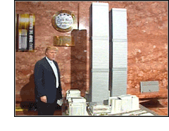 A model of Trump's proposal to rebuild the WTC