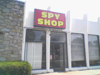 Spy Shop storefront Spy Shop storefront
