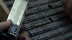 A still from the film "Helvetica"