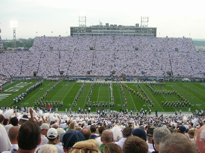 Penn State Blue Band performing the Floating LIONS Penn State Blue Band performing the Floating LIONS