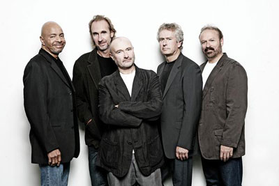 Genesis, 2007: Chester Thompson, Mike Rutherford, Phil Collins, Tony Banks, and Daryl Stuermer