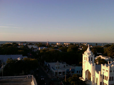 Rooftop view from La Concha in Key West