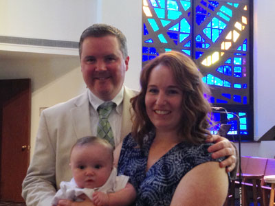 Michael's baptism