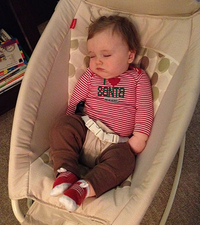 Michael's Christmas nap Michael's Christmas nap