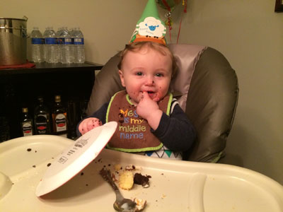 Michael's first birthday cake Michael's first birthday cake